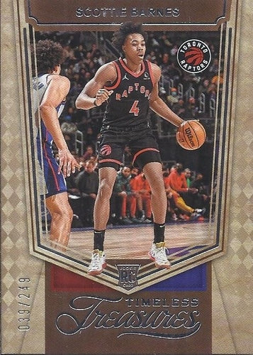 #439 Scottie Barnes - Toronto Raptors - 2021-22 Panini Chronicles Basketball