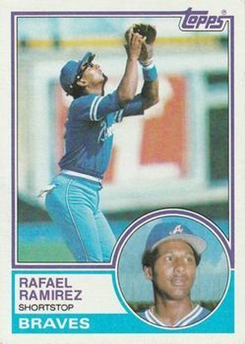 #439 Rafael Ramirez - Atlanta Braves - 1983 Topps Baseball