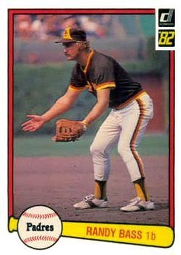 #439 Randy Bass - San Diego Padres - 1982 Donruss Baseball
