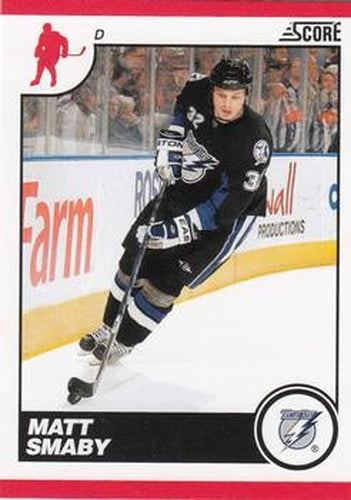 #439 Matt Smaby - Tampa Bay Lightning - 2010-11 Score Hockey