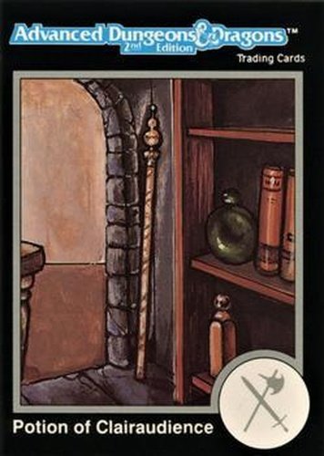 #439 Potion ofairaudience - 1991 TSR Advanced Dungeons & Dragons - Silver