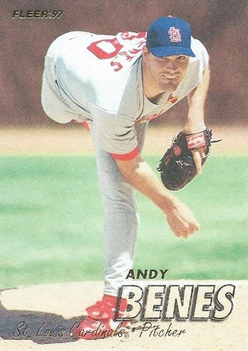#439 Andy Benes - St. Louis Cardinals - 1997 Fleer Baseball