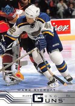 #439b Mark Rycroft - St. Louis Blues - 2001-02 Upper Deck Hockey
