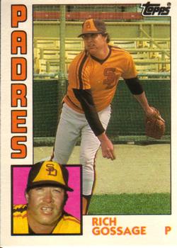 #43T Rich Gossage - San Diego Padres - 1984 Topps Traded Baseball