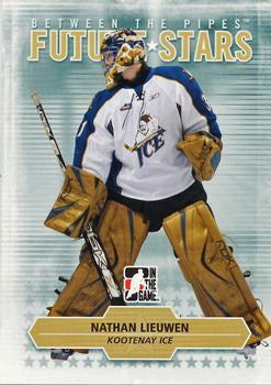 #43 Nathan Lieuwen - Kootenay Ice - 2009-10 In The Game Between The Pipes Hockey