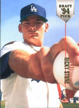#43 Ricky Stone - Los Angeles Dodgers - 1994 Stadium Club Draft Picks Baseball