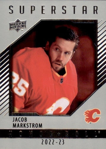 #HR-43 Jacob Markstrom - Calgary Flames - 2022-23 Upper Deck - Honor Roll Hockey