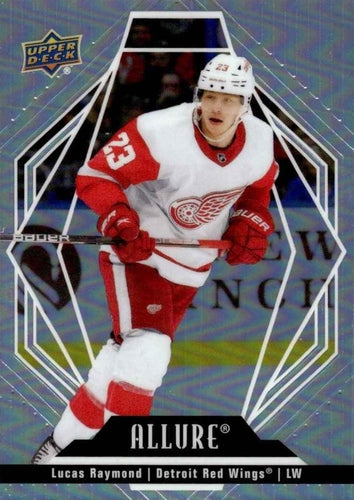 #43 Lucas Raymond - Detroit Red Wings - 2022-23 Upper Deck Allure Hockey
