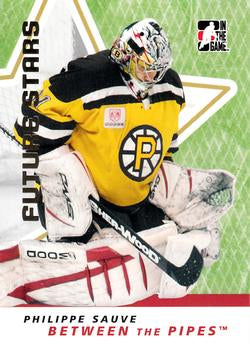 #43 Philippe Sauve - Providence Bruins - 2006-07 In The Game Between The Pipes Hockey