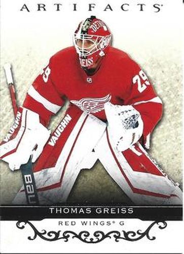 #43 Thomas Greiss - Detroit Red Wings - 2021-22 Upper Deck Artifacts Hockey