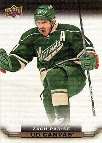 #C43 Zach Parise - Minnesota Wild - 2015-16 Upper Deck - UD Canvas Hockey