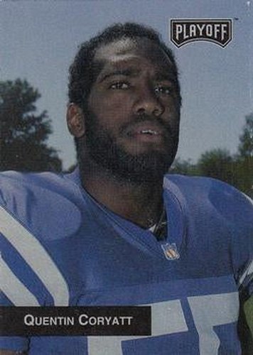 #43 Quentin Coryatt - Indianapolis Colts - 1993 Playoff Football