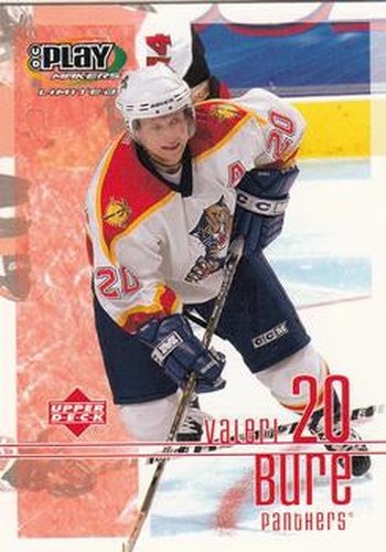 #43 Valeri Bure - Florida Panthers - 2001-02 Upper Deck Playmakers Hockey