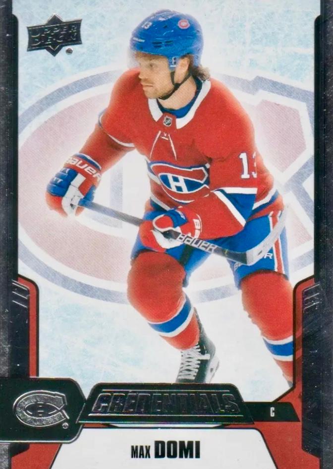 #43 Max Domi - Montreal Canadiens - 2019-20 Upper Deck Credentials Hockey