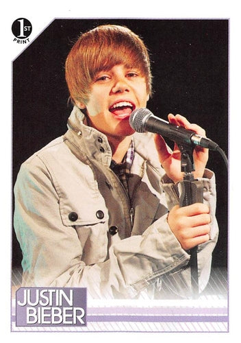 #43 At the Sun HQ in London, England on March 19, - 2010 Panini Justin Bieber