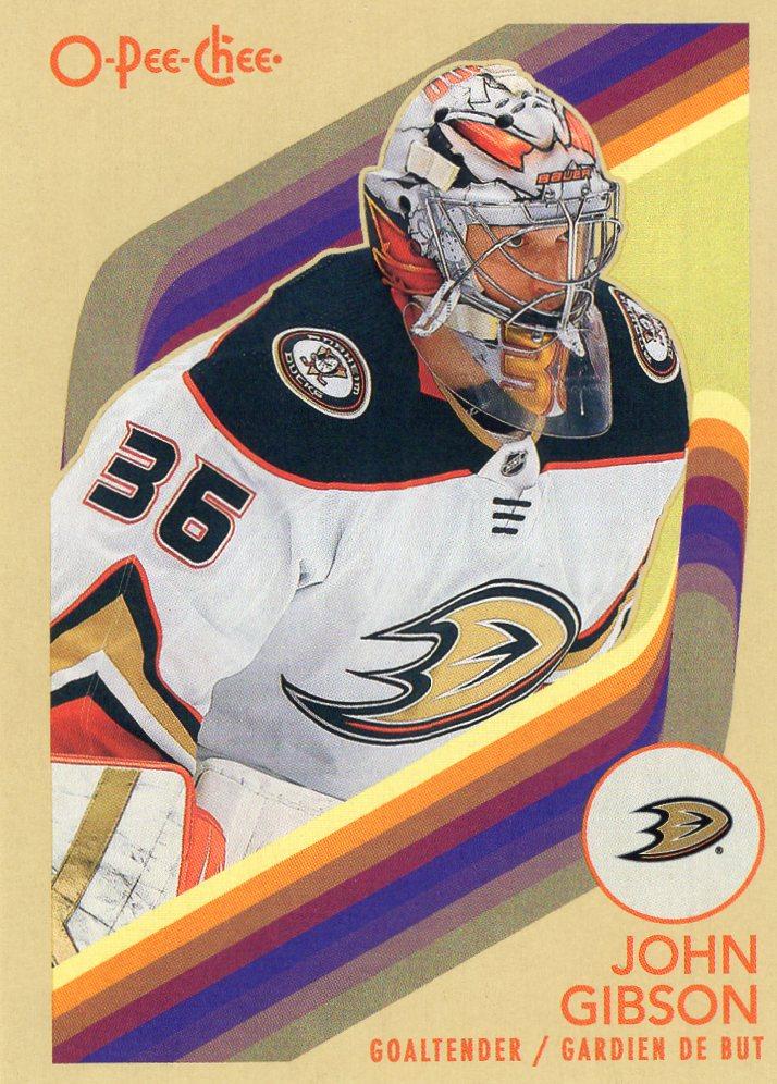 #43 John Gibson - Anaheim Ducks - 2023-24 O-Pee-Chee - Retro Hockey