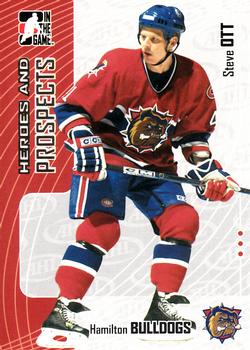 #43 Steve Ott - Hamilton Bulldogs - 2005-06 In The Game Heroes and Prospects Hockey