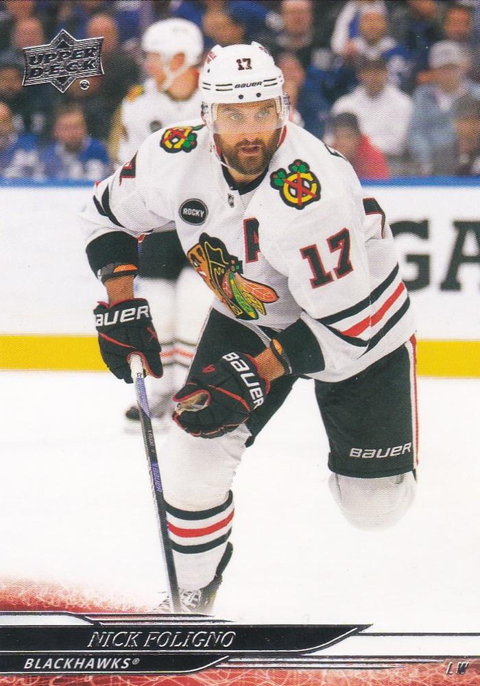 #43 Nick Foligno - Chicago Blackhawks - 2024-25 Upper Deck Hockey