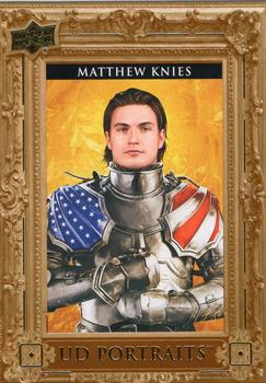 #P43 Matthew Knies - Toronto Maple Leafs - 2023-24 Upper Deck - UD Portraits Hockey