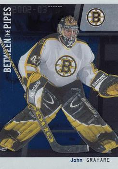 #43 John Grahame - Boston Bruins - 2002-03 Be a Player Between the Pipes Hockey