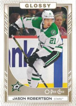 #R-43 Jason Robertson - Dallas Stars - 2023-24 O-Pee-Chee Glossy Gold Hockey