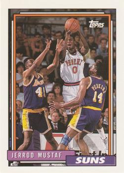 #43 Jerrod Mustaf - Phoenix Suns - 1992-93 Topps Basketball