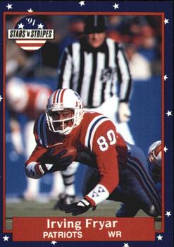 #43 Irving Fryar - New England Patriots - 1991 Fleer Stars 'n Stripes Football