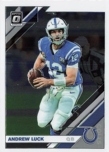 #43 Andrew Luck - Indianapolis Colts - 2019 Donruss Optic Football