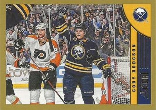 #43 Cody Hodgson - Buffalo Sabres - 2013-14 Score - Gold Hockey