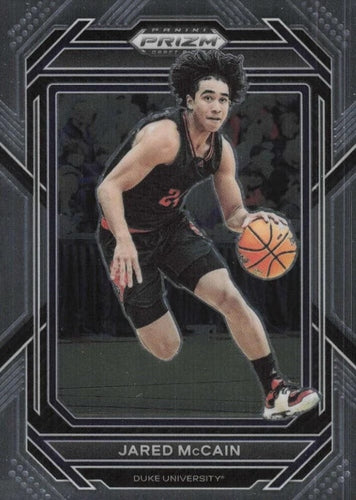 #43 Jared McCain - Duke Blue Devils - 2023 Panini Prizm Draft Picks Basketball