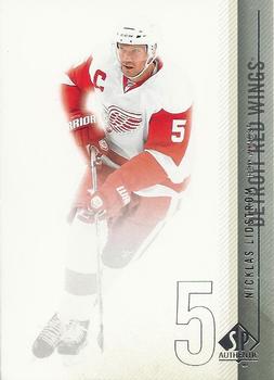 #43 Nicklas Lidstrom - Detroit Red Wings - 2010-11 SP Authentic Hockey
