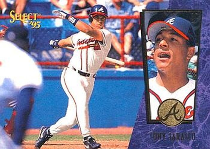 #43 Tony Tarasco - Atlanta Braves - 1995 Select Baseball