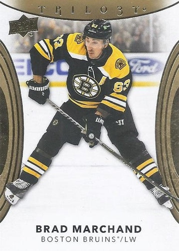 #43 Brad Marchand - Boston Bruins - 2022-23 Upper Deck Trilogy Hockey