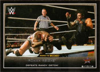 #43 Roman Reigns - 2015 Topps WWE Road to Wrestlemania Wrestling