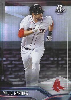 #43 J.D. Martinez - Boston Red Sox - 2021 Bowman Platinum Baseball