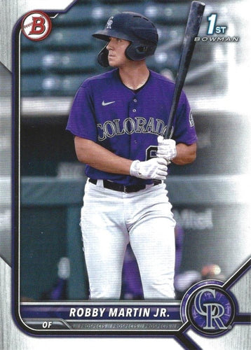 #BP-43 Robby Martin Jr. - Colorado Rockies - 2022 Bowman - Prospects Baseball