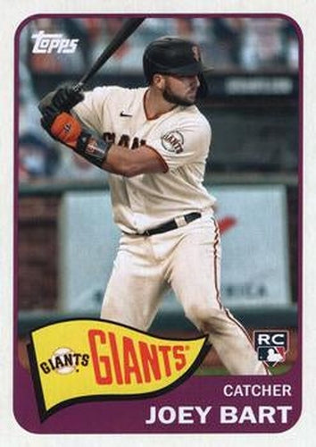 #T65-43 Joey Bart - San Francisco Giants - 2021 Topps - 1965 Topps Redux Baseball