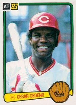 #43 Cesar Cedeno - Cincinnati Reds - 1983 Donruss Baseball