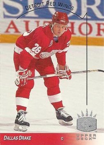 #43 Dallas Drake - Detroit Red Wings - 1993-94 Upper Deck - SP Hockey