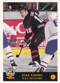 #43 Jake Grimes - P.E.I. Senators Prince Edward Island Senators - 1994 Classic Pro Hockey Prospects Hockey