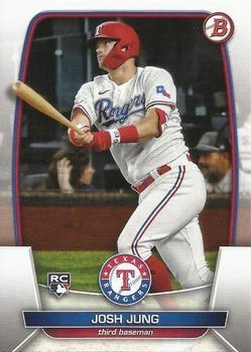 #43 Josh Jung - Texas Rangers - 2023 Bowman Baseball
