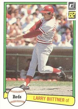 #43 Larry Biittner - Cincinnati Reds - 1982 Donruss Baseball