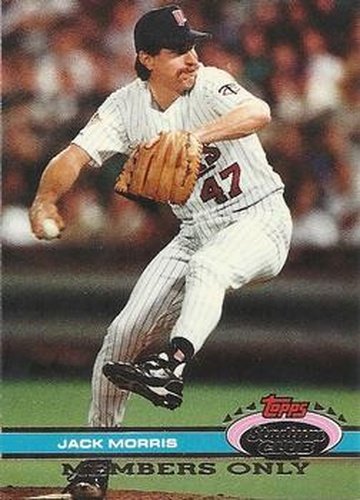 #NNO Jack Morris - Minnesota Twins - 1991 Stadium Club Members Only
