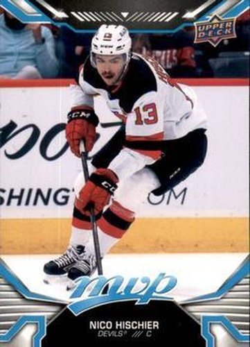 #43 Nico Hischier - New Jersey Devils - 2022-23 Upper Deck MVP Hockey