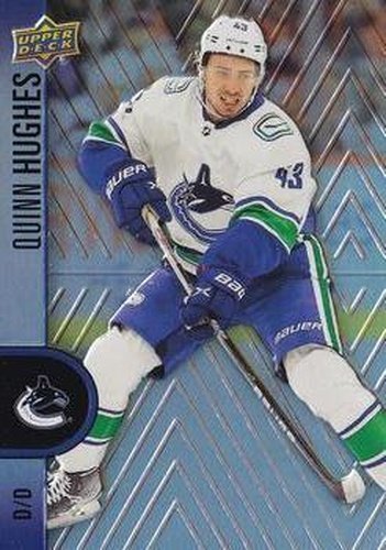 #43 Quinn Hughes - Vancouver Canucks - 2022-23 Upper Deck Tim Hortons Hockey