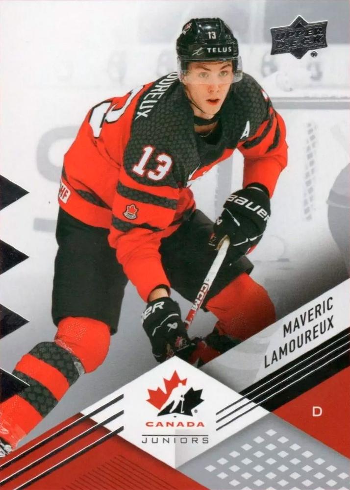 #43 Maveric Lamoureux - Canada - 2024 Upper Deck Team Canada Juniors Hockey
