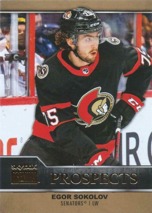#PP-43 Egor Sokolov - Ottawa Senators - 2021-22 SkyBox Metal Universe - Skybox Premium Prospects Hockey
