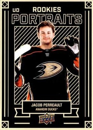 #P-43 Jacob Perreault - Anaheim Ducks - 2022-23 Upper Deck - UD Portraits Hockey