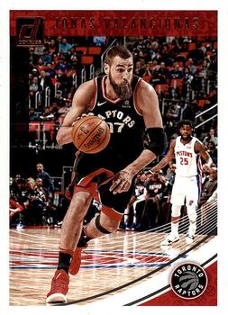 #43 Jonas Valanciunas - Toronto Raptors - 2018-19 Donruss Basketball