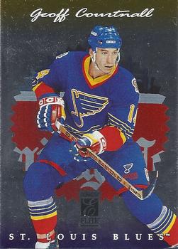 #43 Geoff Courtnall - St. Louis Blues - 1996-97 Donruss Elite Hockey